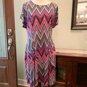 Adorable Avenue chevron dress